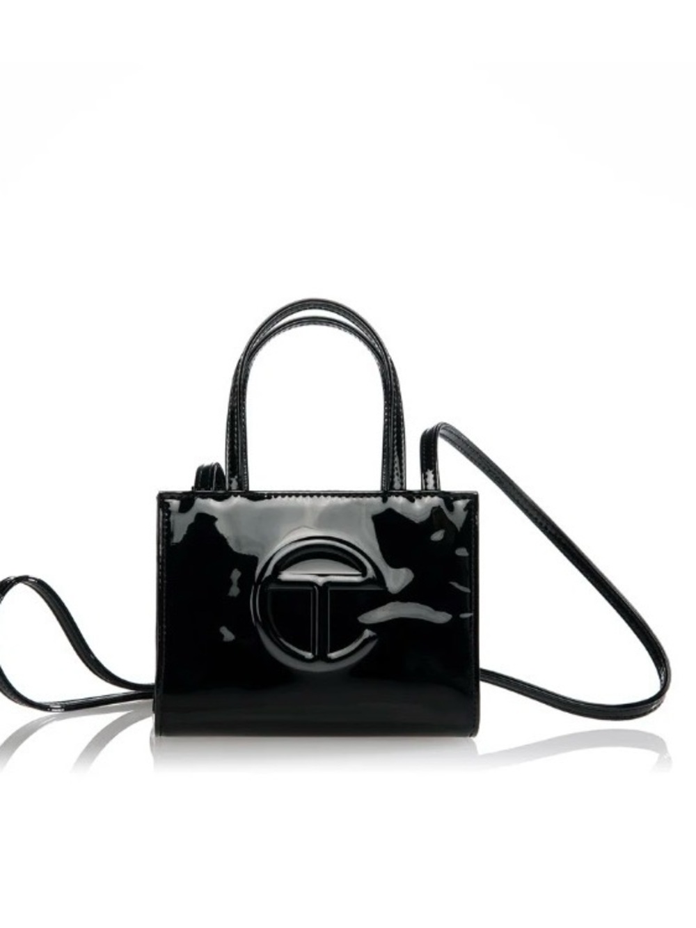 Telfar Small Shopping Bag - Black Patent